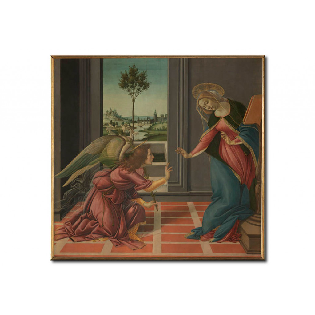 Schilderij  Sandro Botticelli: Annunciation