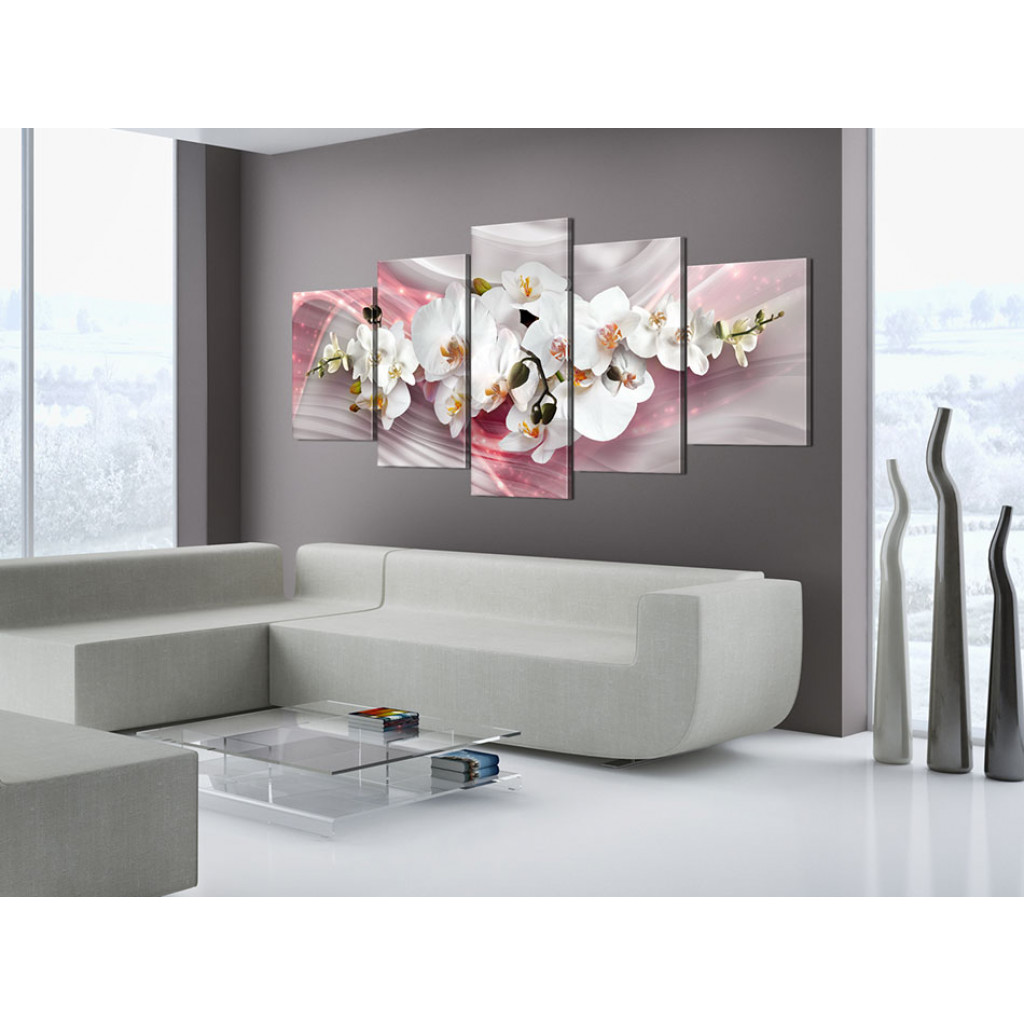 Schilderij  Orchideeën: Pink Glow