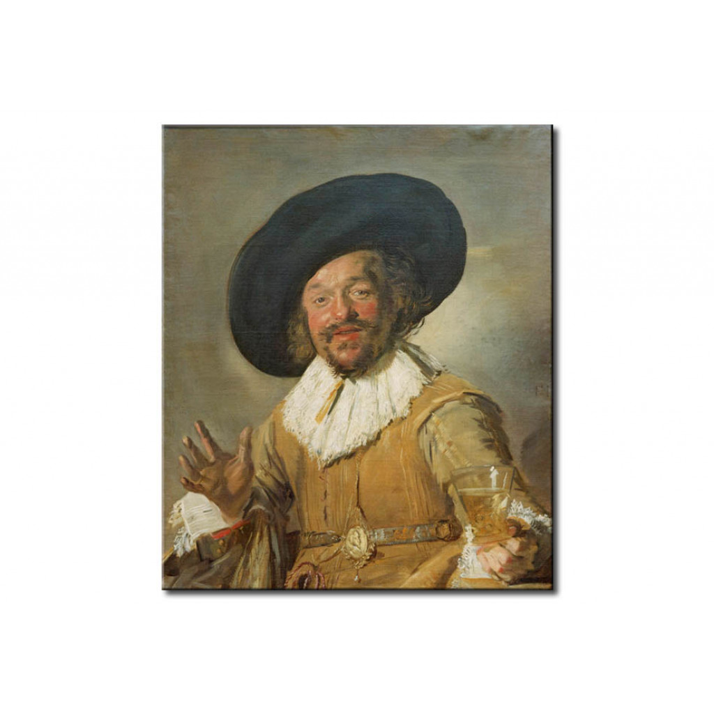 Schilderij  Frans Hals: Cheerful Drinker