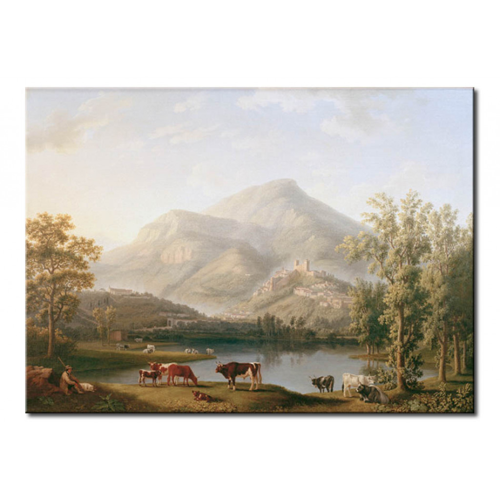 Schilderij  Jacob Philipp Hackert: Landscape Near Itri