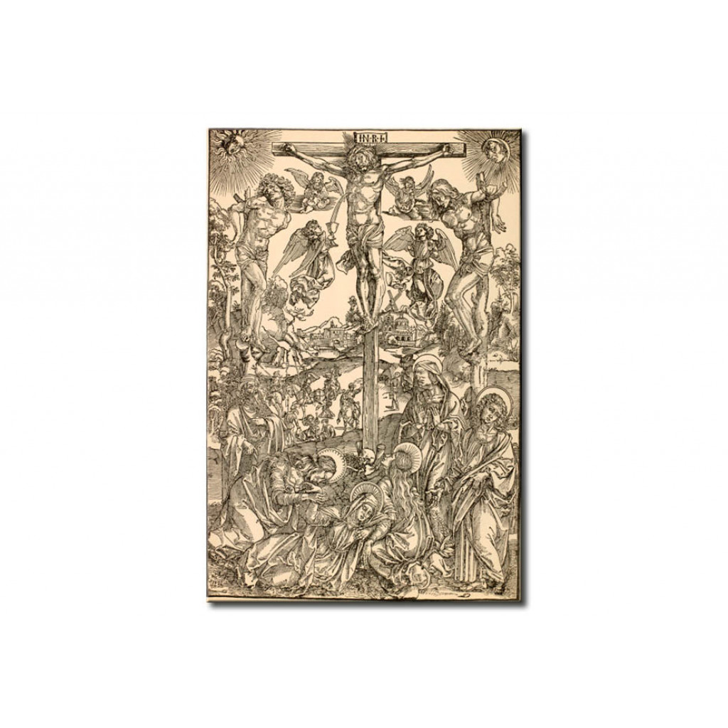 Schilderij  Albrecht Dürer: The Large Crucifixion Of Christ