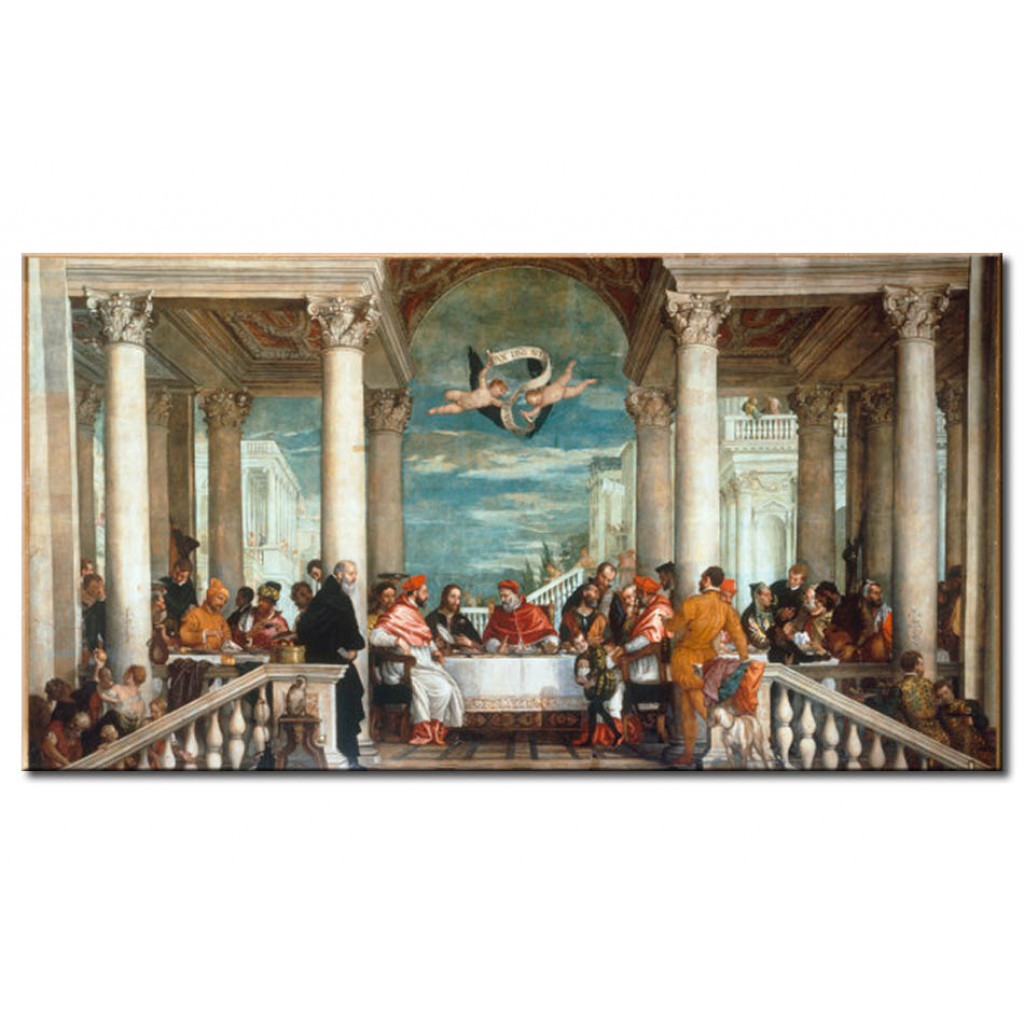 Schilderij  Paolo Veronese: Banquet Of Saint Gregory The Great