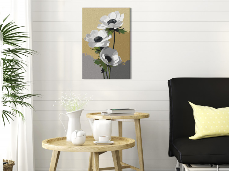 Paint by number White Anemone 138662 additionalImage 2
