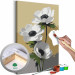 Paint by number White Anemone 138662