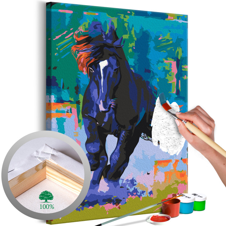 Paint by number Horse in the Forest 143662