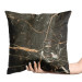 Kissen Velours Liquid marble - a graphite pattern imitating stone with golden streaks 147062 additionalThumb 2
