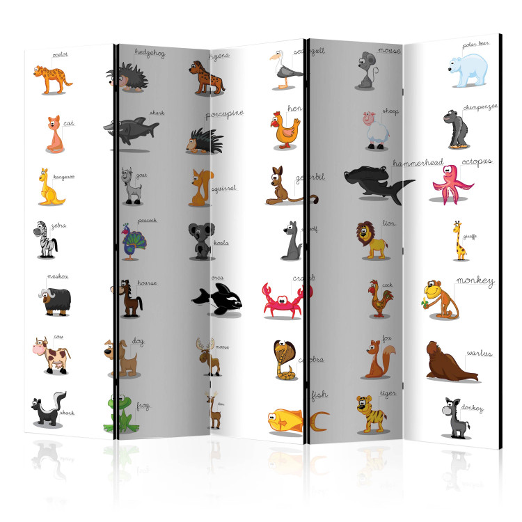 Biombo Learning by playing (animals) II [Room Dividers] 148562