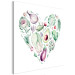 Quadro su tela Kitchen Wreath - Painted Vegetable Motif in Bright Colors 149862 additionalThumb 2