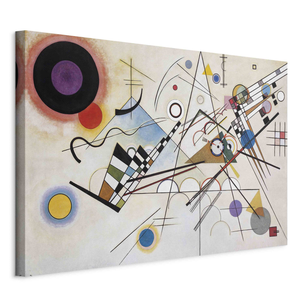 Duży Obraz XXL Kompozycja VIII - Abstrakcyjna Barwna Kompozycja Kandinsky'ego [Large Format]