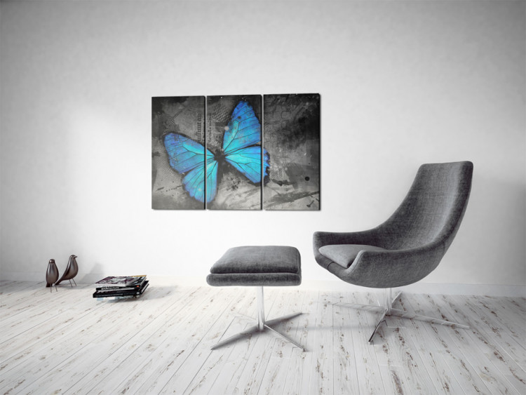 Leinwandbild Studie des Schmetterlings - Triptychon 50362 additionalImage 3