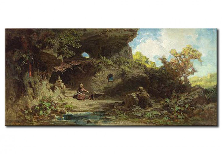 Reprodukcja obrazu A Hermit in the Mountains 52762