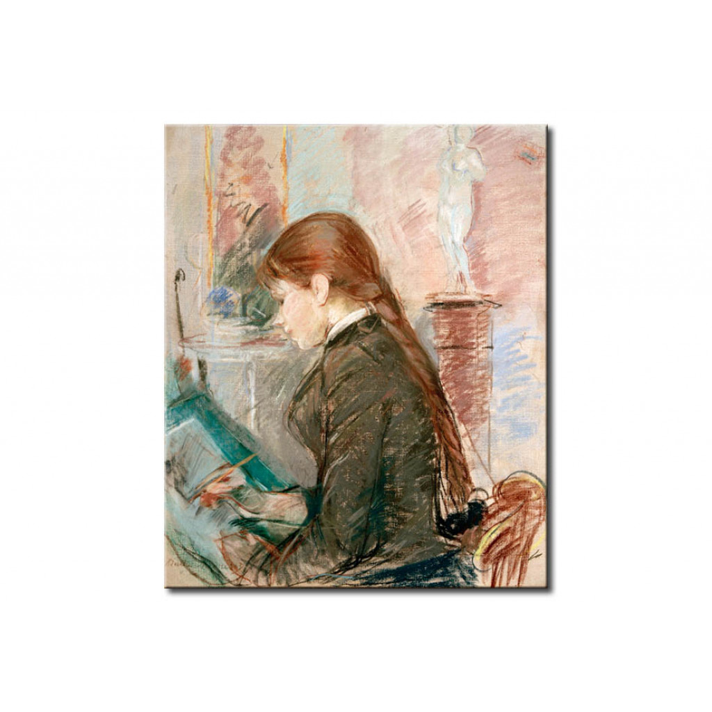 Schilderij  Berthe Morisot: Paule Gobillard Dessinant
