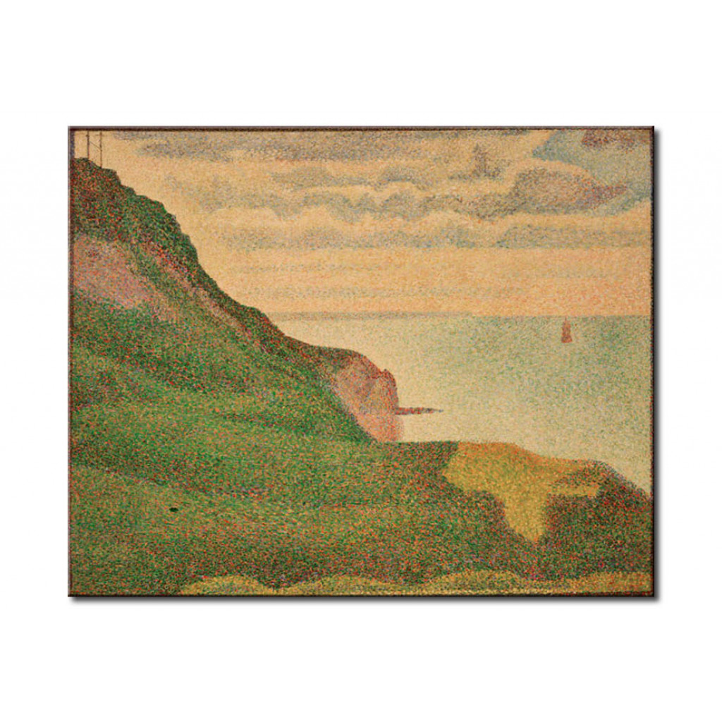 Schilderij  Georges Seurat: Küstenlandschaft Bei Porten-Bessin In Der Normandie