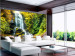 Wall Mural Marvel of Nature II - Landscape of Waterfall Flowing over Rocks in the Middle of the Forest 60062