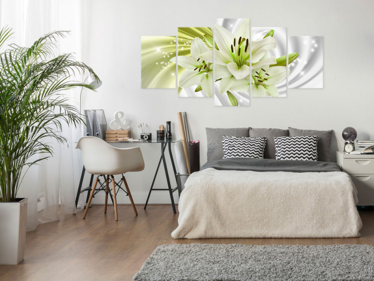 Canvas Print Green Glow 92262 additionalImage 3