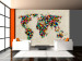 Mural de parede World Map - a kaleidoscope of colors 96862