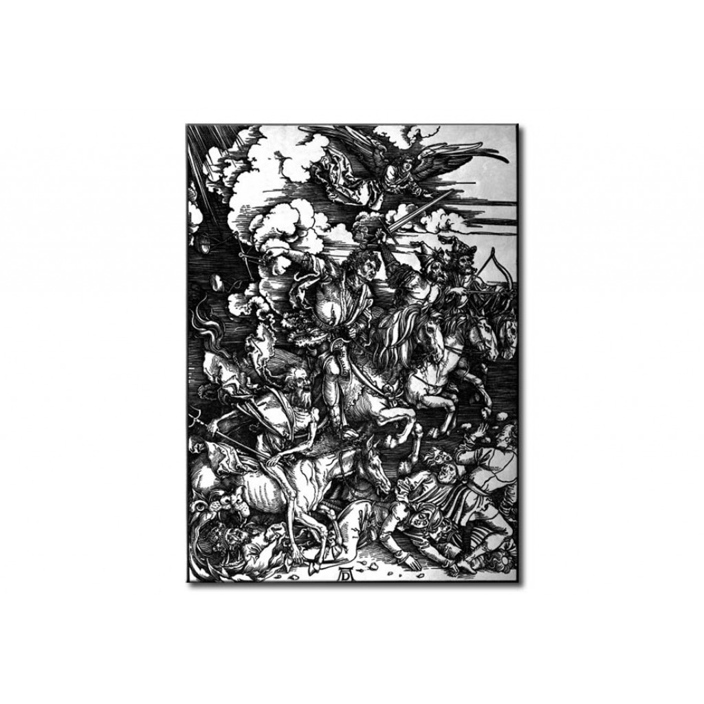 Schilderij  Albrecht Dürer: The Four Horsemen Of The Apocalypse