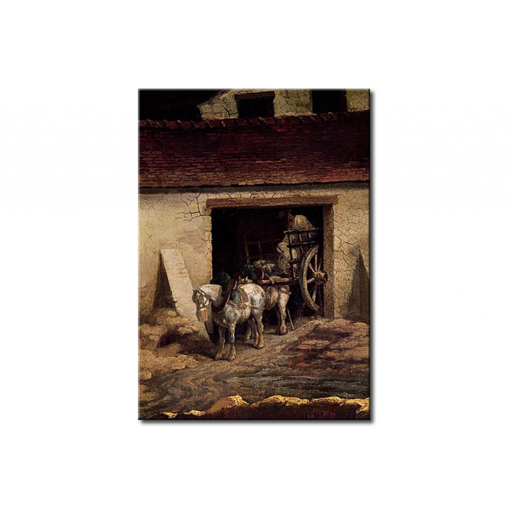 Reprodukcja Obrazu The Kiln At The Plaster Works (oil On Canvas)