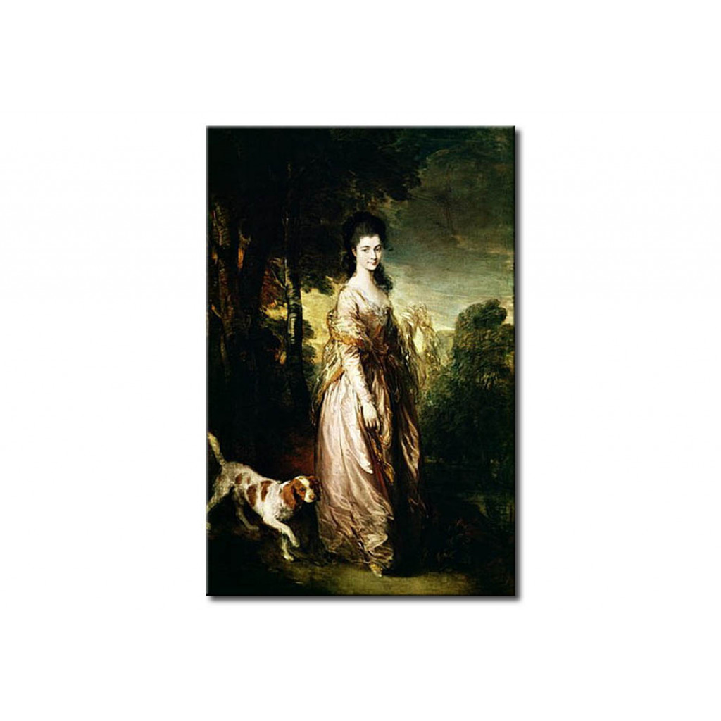 Schilderij  Thomas Gainsborough: Portrait Of Mrs. Lowndes-Stone