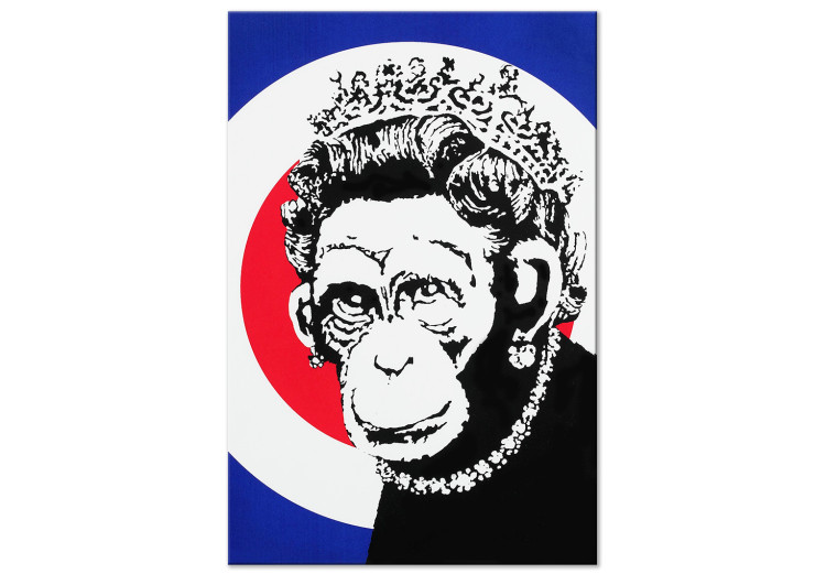Canvas Art Print Queen of Monkeys (1 Part) Vertical 118772