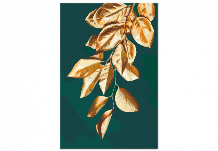 Cuadro para pintar con números Golden Leaves  138672 additionalImage 5