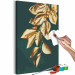 Cuadro para pintar con números Golden Leaves  138672 additionalThumb 4