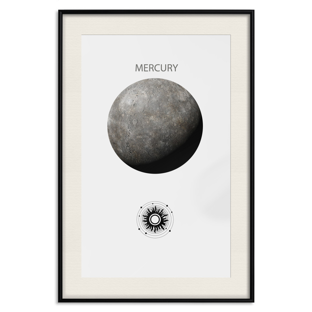 Muur Posters Mercury II - The Smallest Planet Of The Solar System