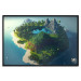 Wall Poster Green Island - An Archipelago With Mountains and a Lake Inspired by Minecraft 150672 additionalThumb 19