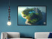 Wall Poster Green Island - An Archipelago With Mountains and a Lake Inspired by Minecraft 150672 additionalThumb 13