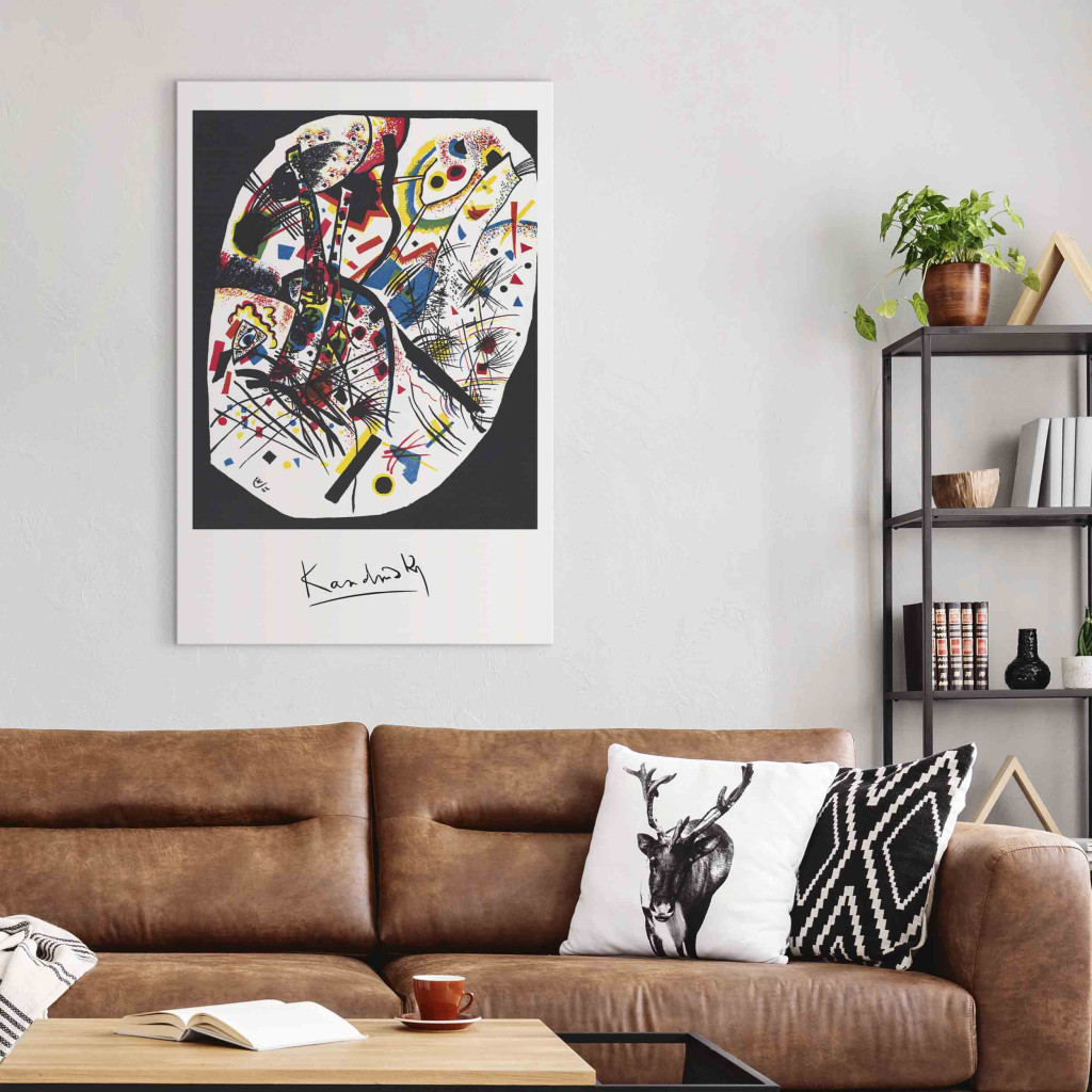 Reprodukcja Obrazu Małe Światy III - Abstrakcyjna Kompozycja Wassily'ego Kandinsky'ego