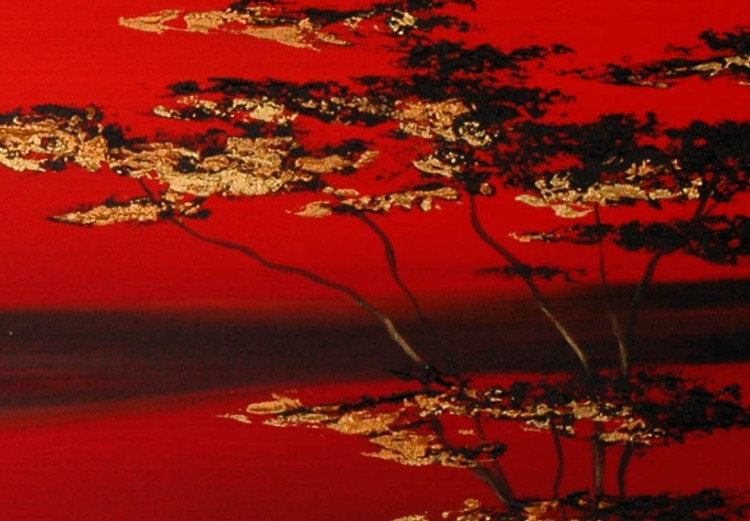 Obraz Czerwona pustynia (1-częściowy) - Afrykańska sawanna z postaciami 47172 additionalImage 3
