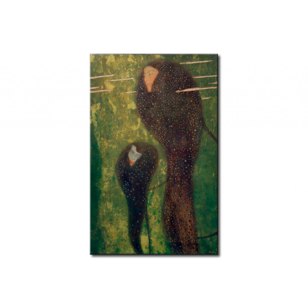 Schilderij  Gustav Klimt: Nixen (Silberfische)