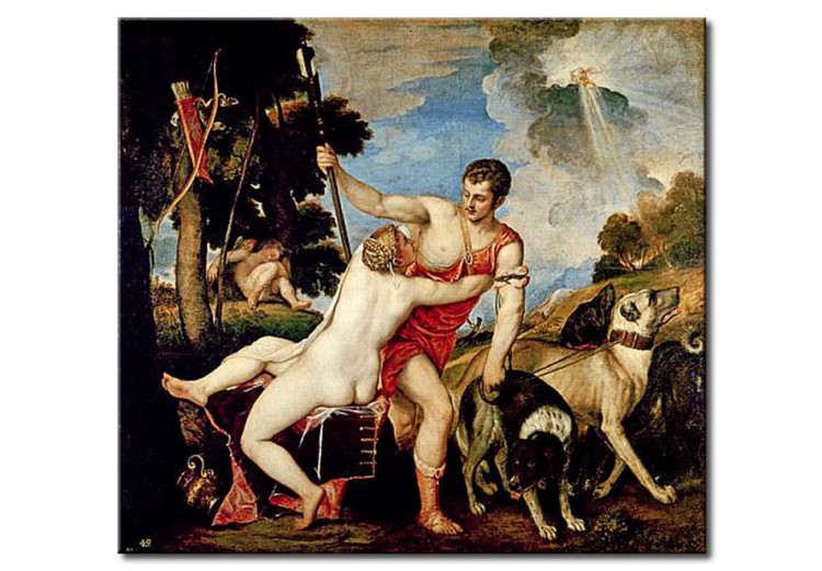 Wandbild Venus und Adonis 51172