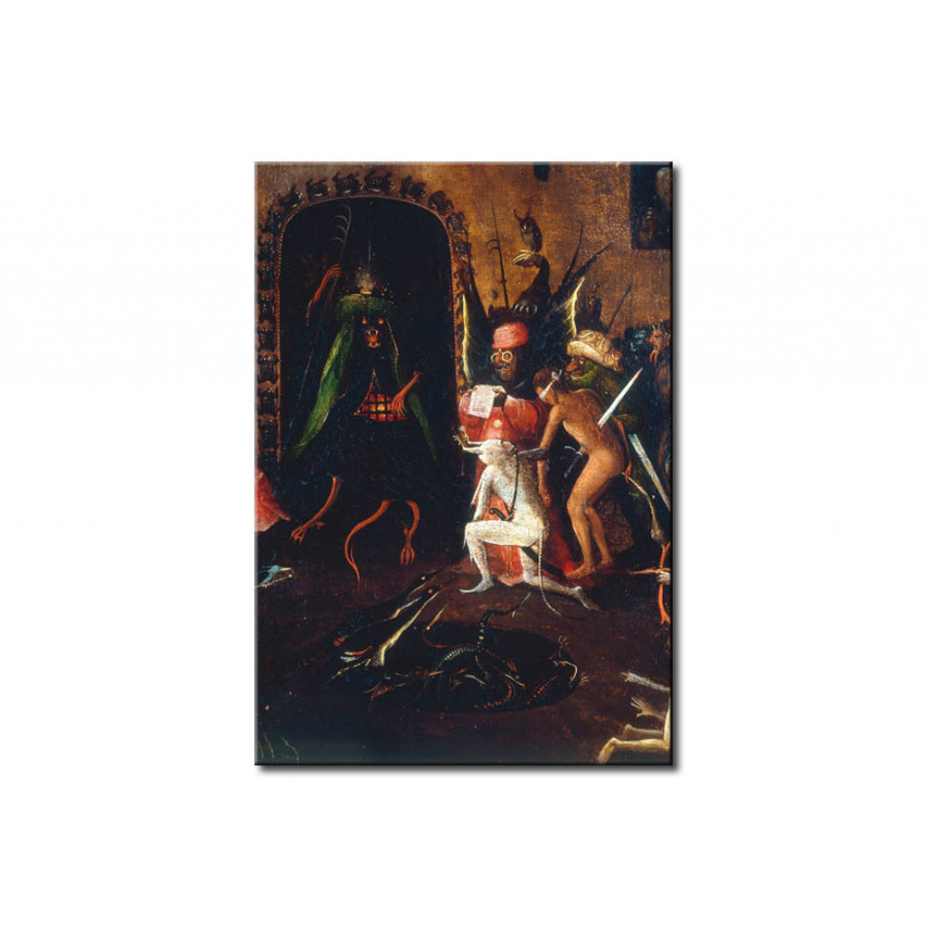 Schilderij  Hieronymus Bosch: Hell