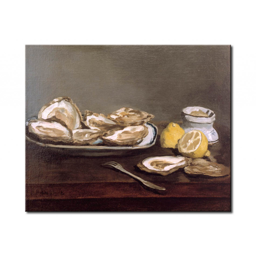 Schilderij  Edouard Manet: Oysters