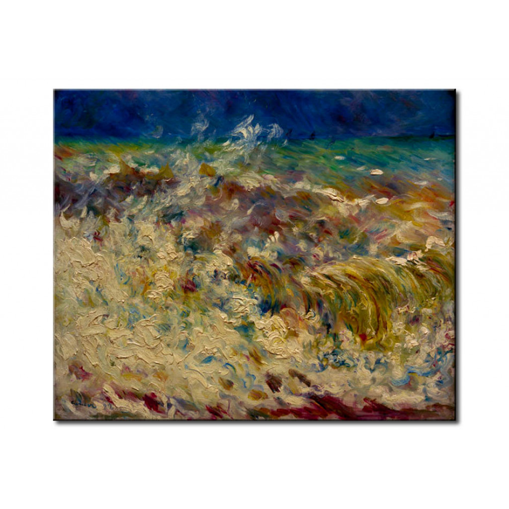 Schilderij  Pierre-Auguste Renoir: Die Welle
