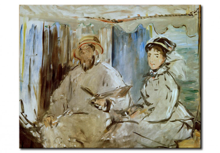 Reprodukcja obrazu Monet peignant dans son atelier 54672