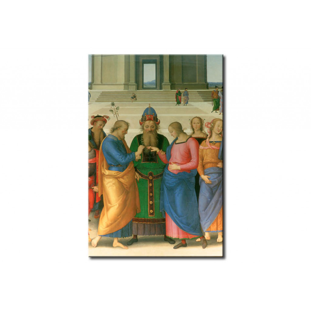 Schilderij  Pietro Perugino: The Marriage Of The Virgin