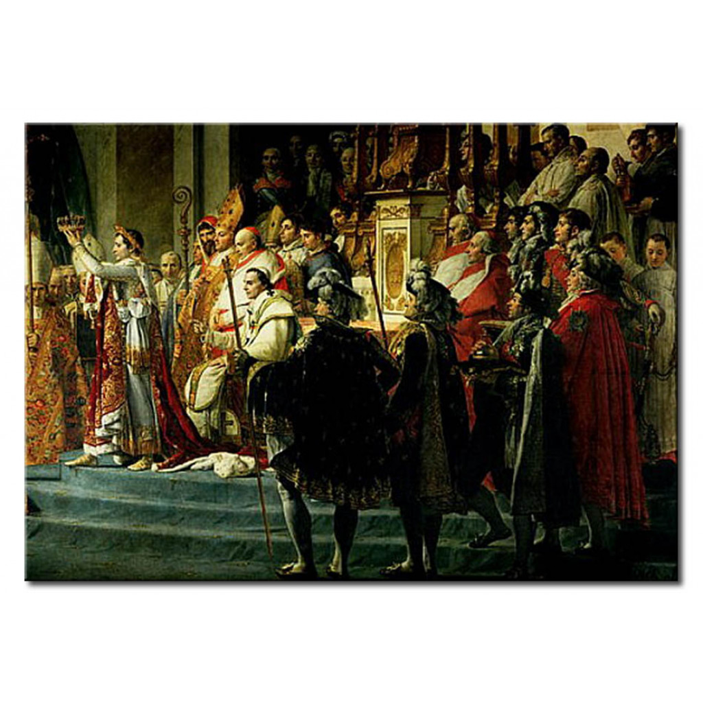 Reprodução Da Pintura Famosa The Consecration Of The Emperor Napoleon