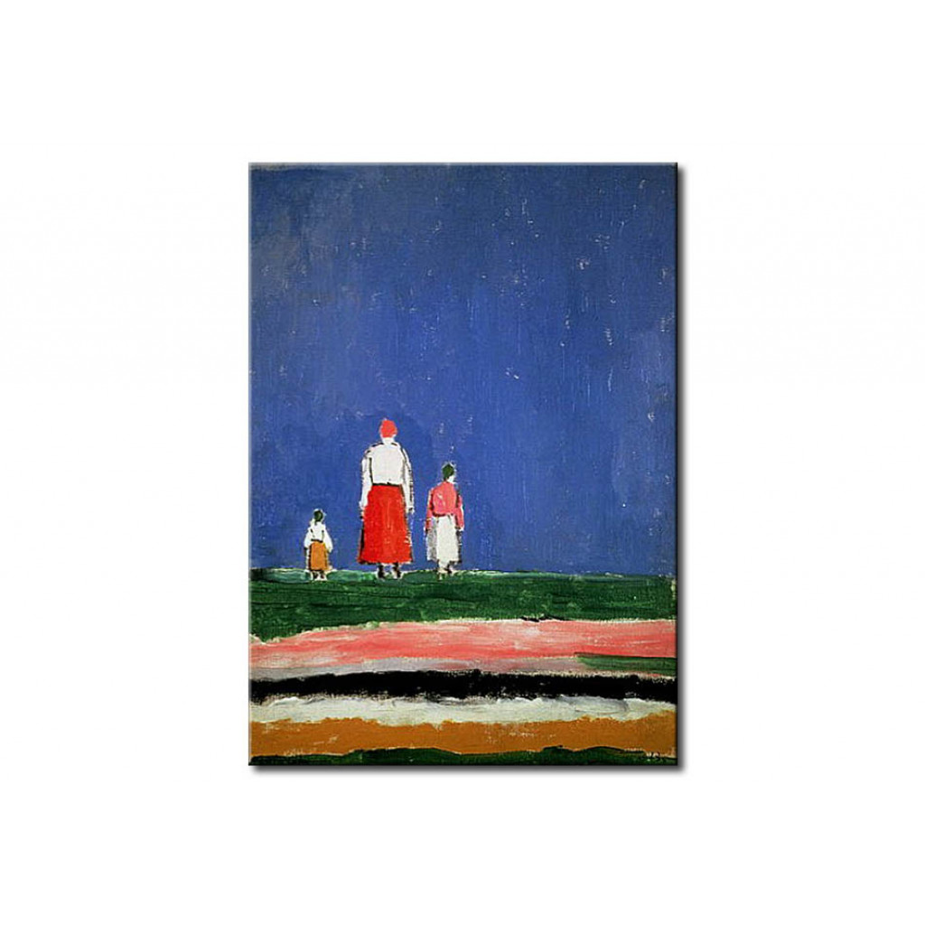 Schilderij  Kazimir Malevich: Three Figures