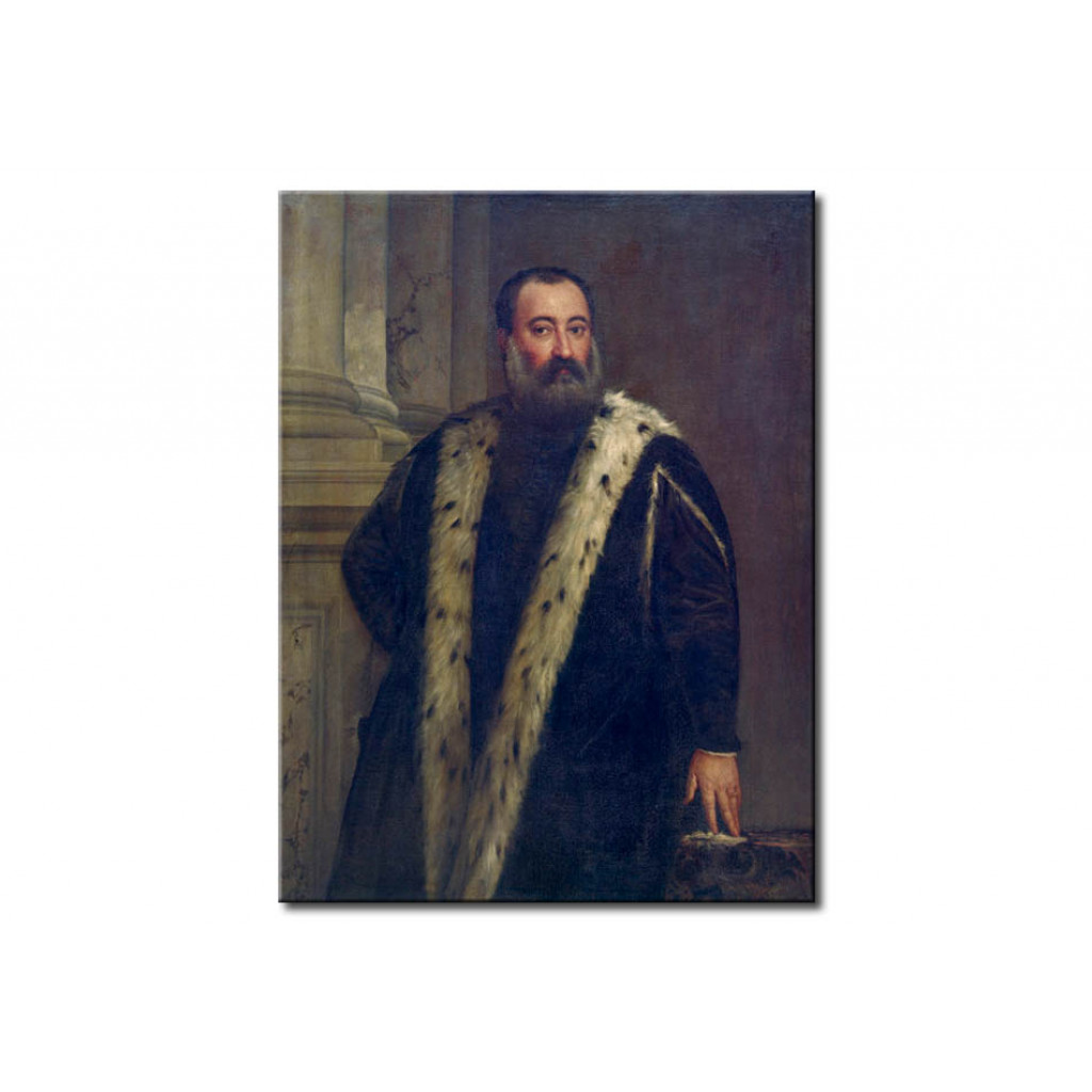 Schilderij  Paolo Veronese: Portrait Of Alessandro Contarini