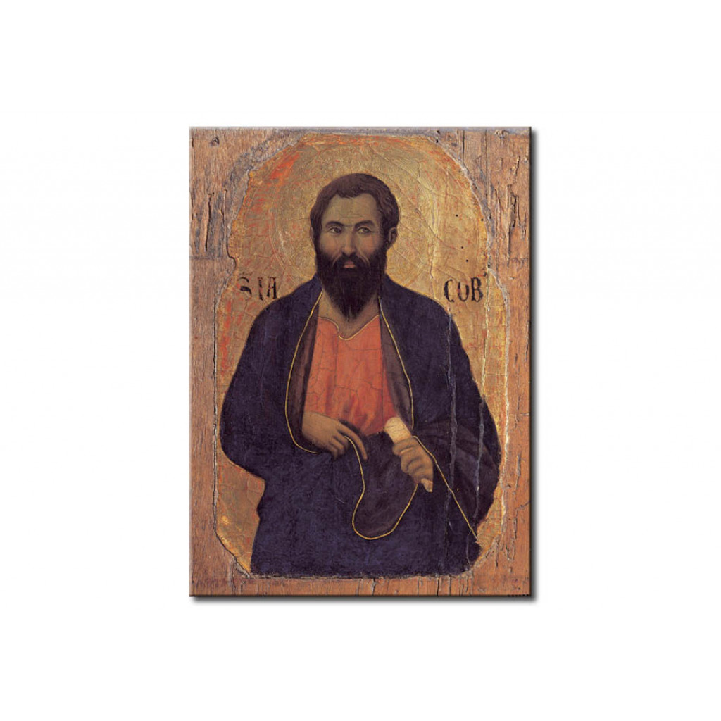 Schilderij  Duccio Di Buoninsegna: The Apostle James Th.Gr.