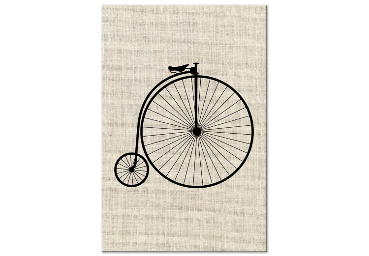 Canvas Art Print Vintage Bicycle (1 Part) Vertical 123782