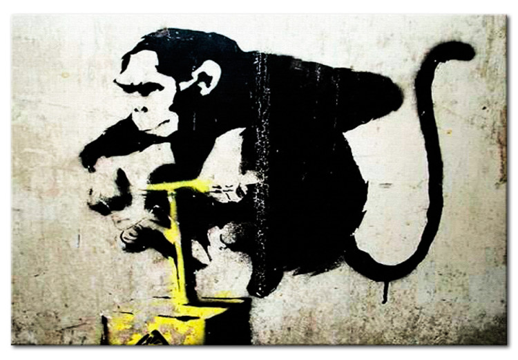 Leinwandbild Monkey Detonator by Banksy