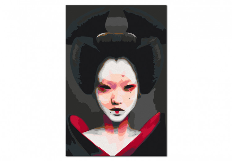 Cuadro numerado para pintar Black Geisha  134882 additionalImage 5