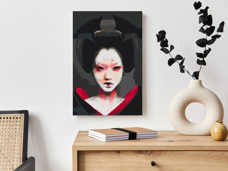 Paint by number Black Geisha  134882 additionalImage 2
