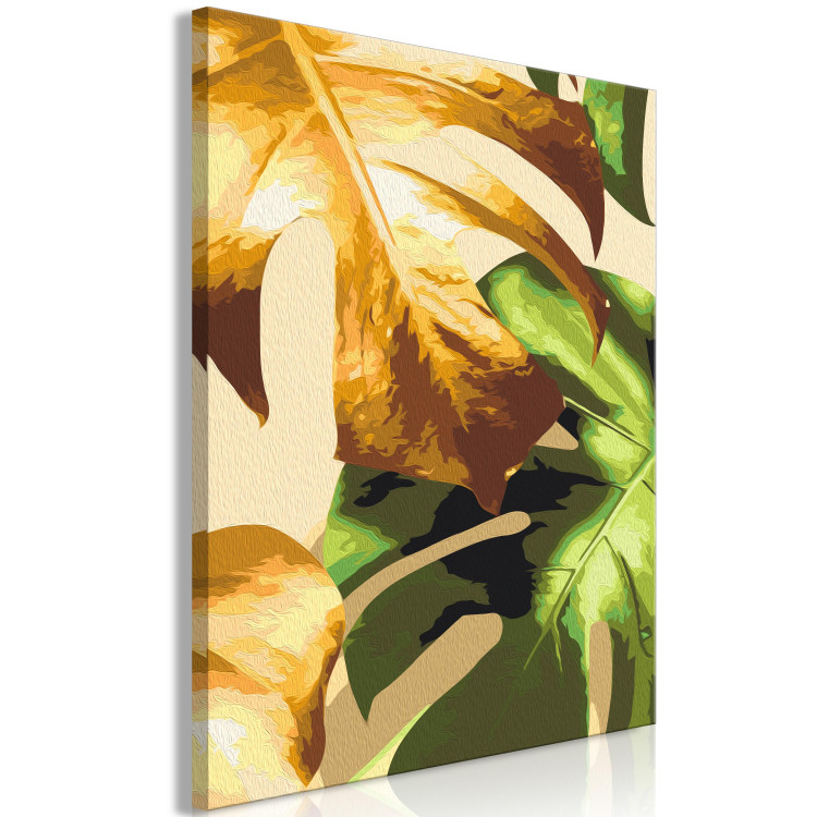 Paint by number Golden Monstera  138482 additionalImage 5