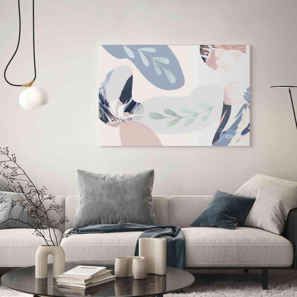 Pintura Pastel Composition - Abstract Shapes In Soft Colors