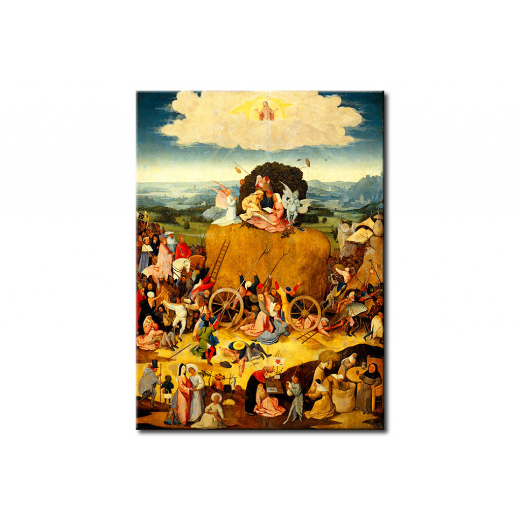 Schilderij  Hieronymus Bosch: Triumphal Procession Of Haywagon