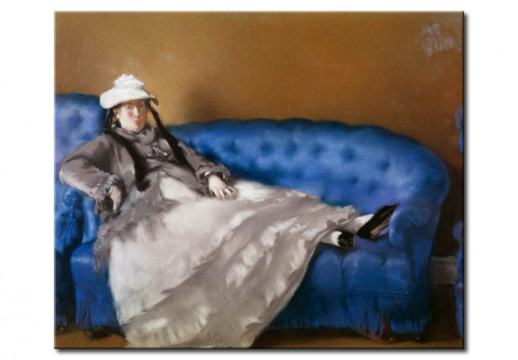 Copie de tableau Madame Manet au canapé bleu 53282